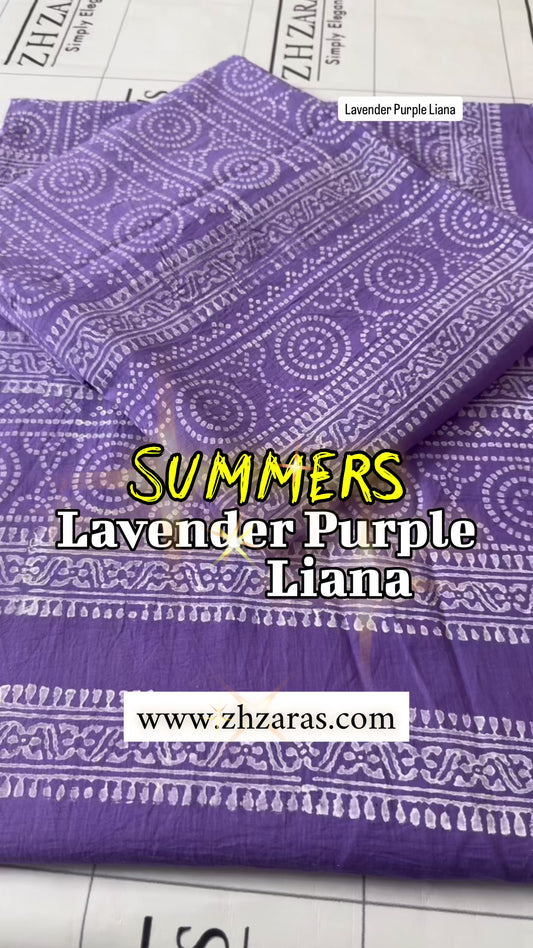 Lavender Purple Liana 2pc