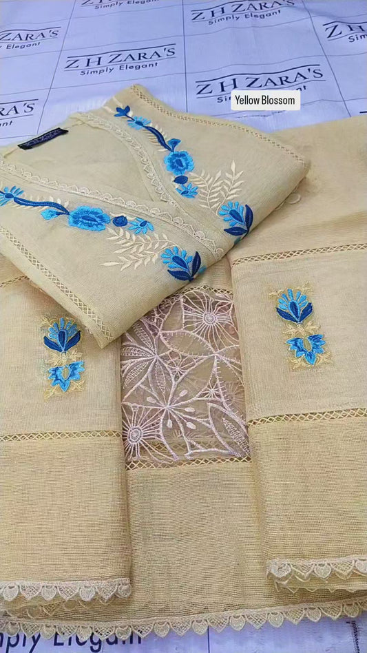 Yellow Blossom 2pc