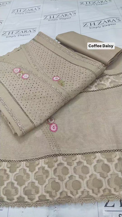 Coffee Daisy 3pc