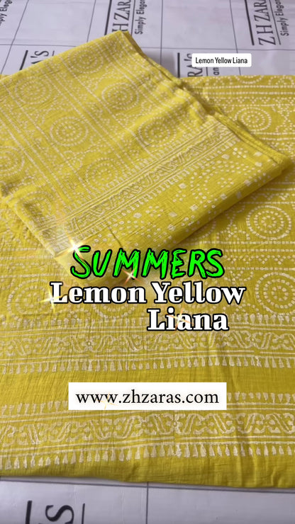 Lemon Yellow Liana 2pc