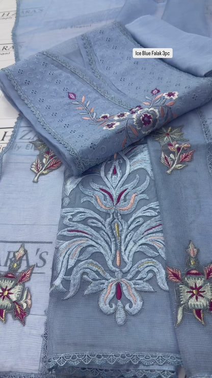 Ice Blue Falak 3pc