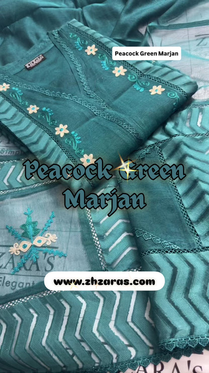 Peacock Green Marjan 2pc