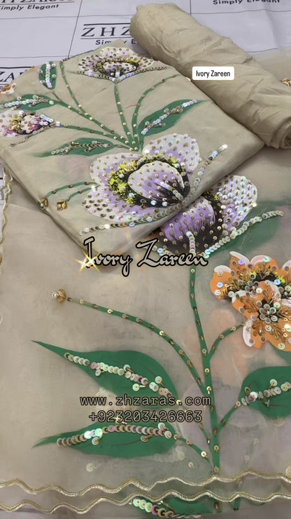 Ivory Zareen 3pc
