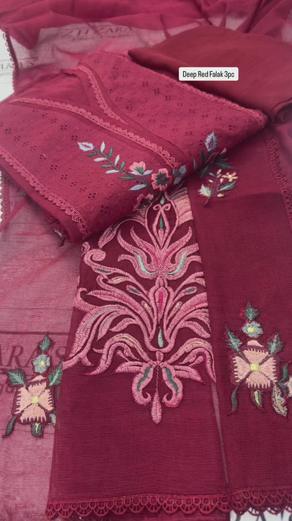 Deep Red Falak 3pc
