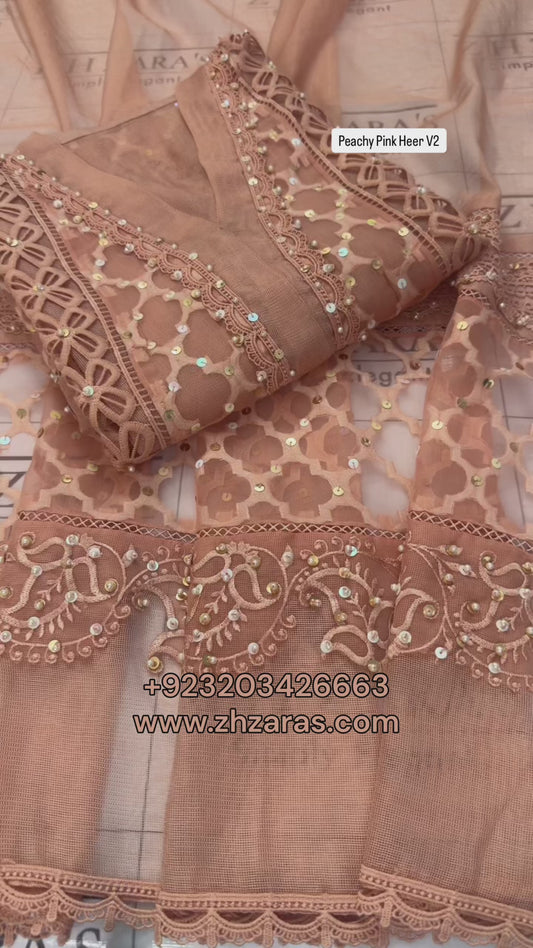 Peachy Pink V2 Heer 2pc