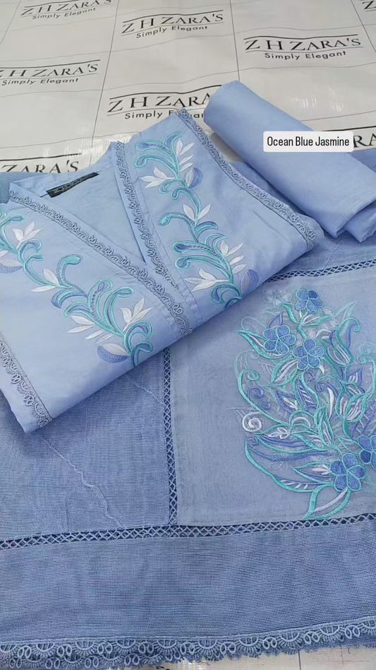 Ocean Blue Jasmine 3pc