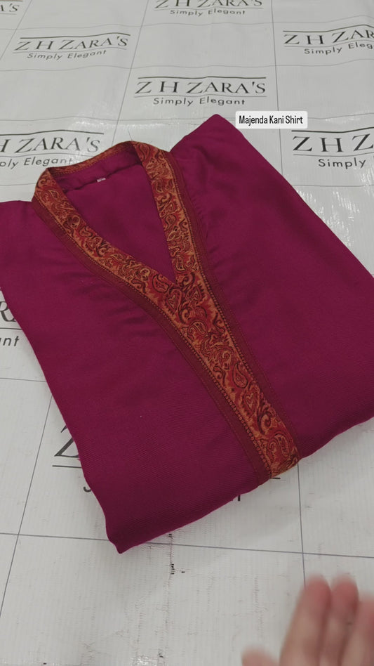 Majenta Kani Shirt Stitched