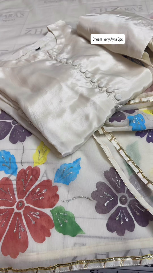 Cream Ivory Ayra 3pc
