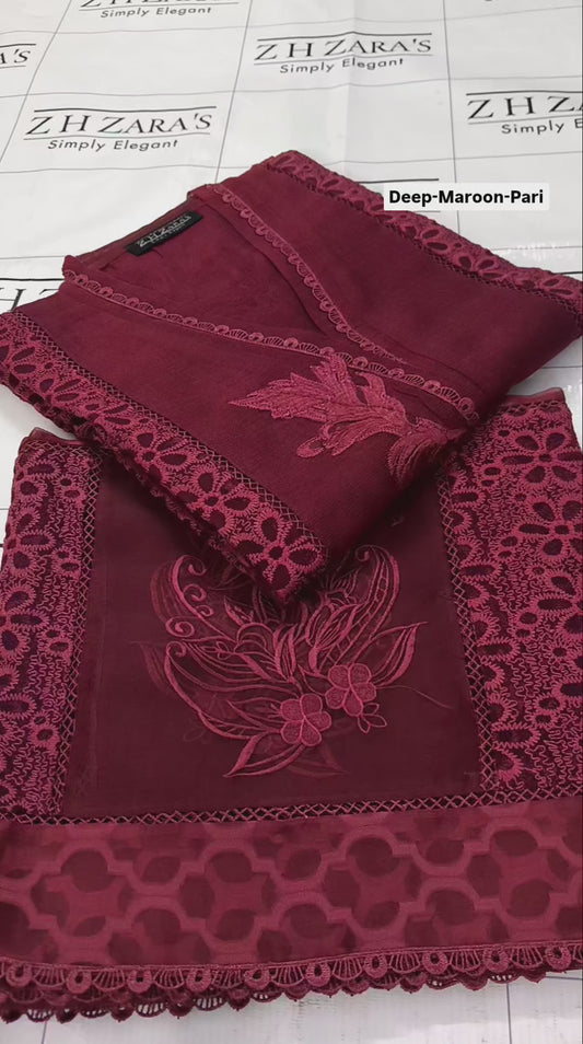 Maroon Pari 2pc