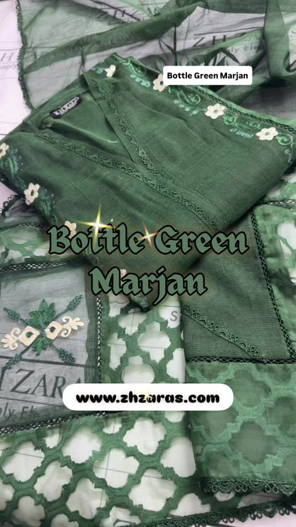 Bottle Green Marjan 2pc