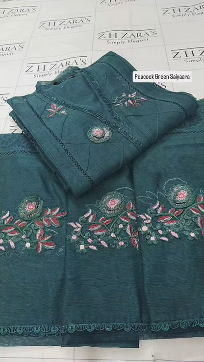 Peacock Green Saiyaara 2pc