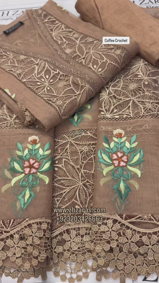 Coffee Crochet 3pc