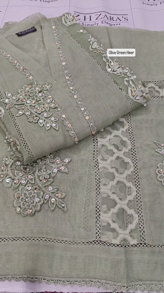 Olive Green Heer 2pc