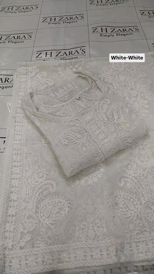 White Stitched 2pc