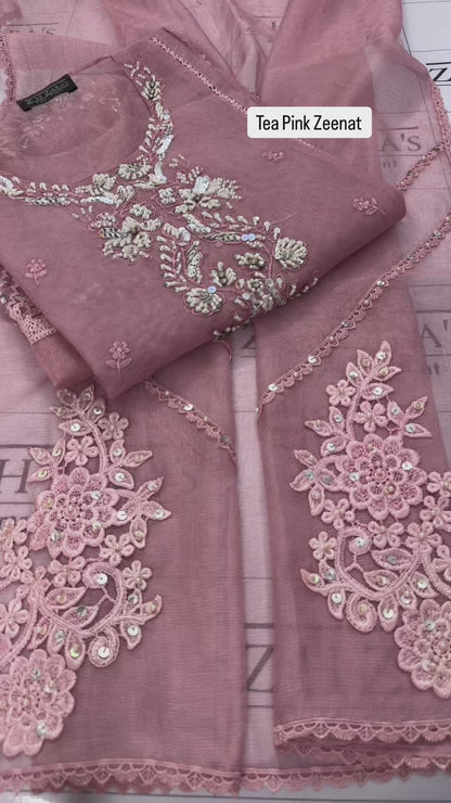 Tea Pink Zeenat 2pc