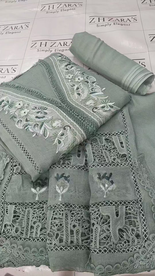 Dove Green Shaahi 3pc