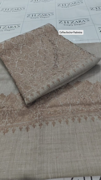 Coffee Anchor Pashmina 3pc