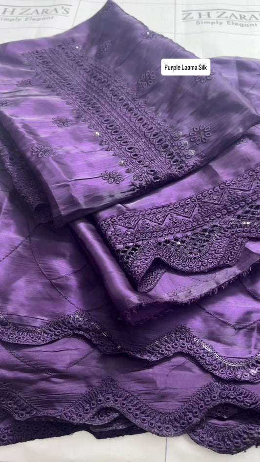 Purple Laama Silk 2pc