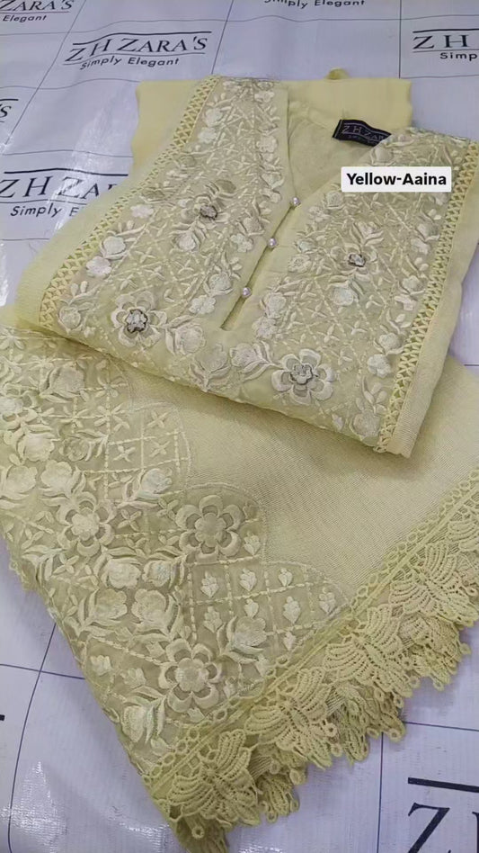 Lemon Yellow Aaina
