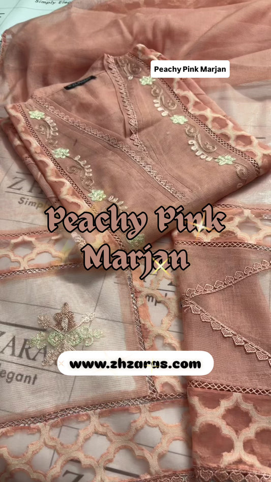 Peachy Pink Marjan 2pc