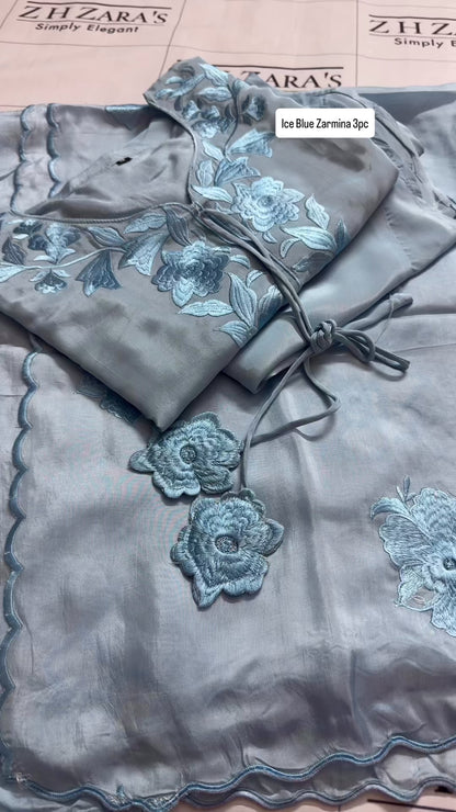 Ice Blue Zarmina 3pc