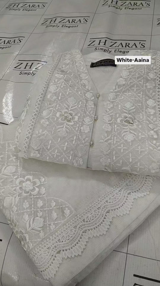 Pearl White Aaina
