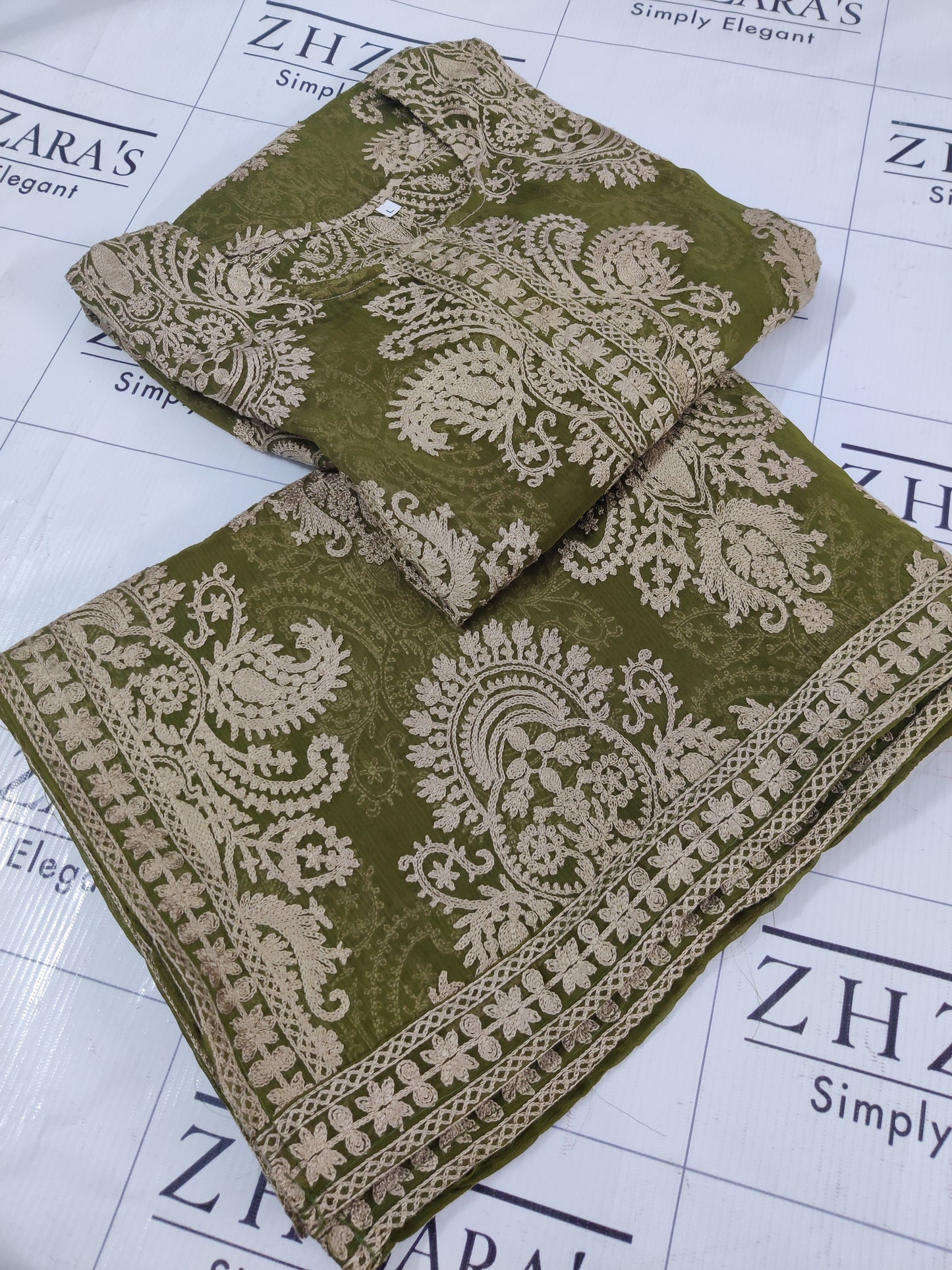 Dhani Foan Stitched 2pc