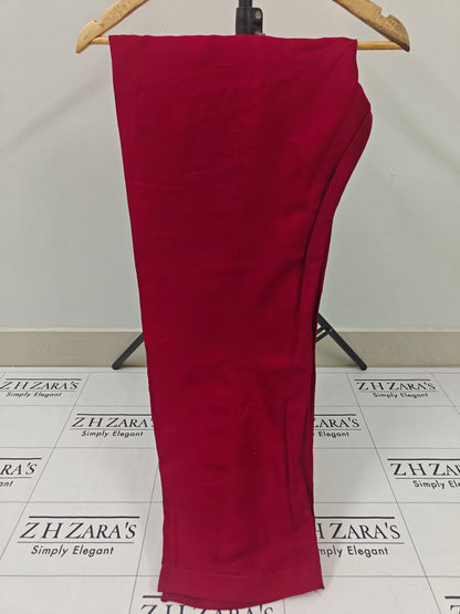 Maroon Roshi Kaftan 2pc