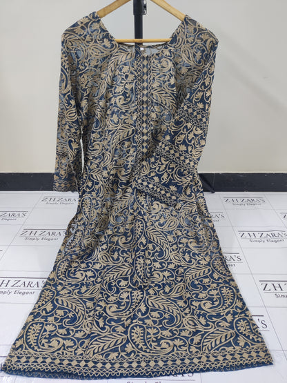 Peacock Jaal Stitched 2pc