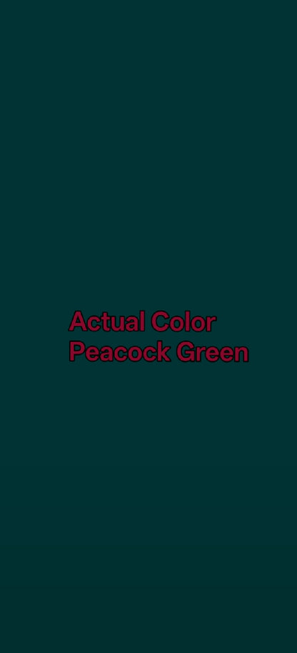 Peacock Green Gala Zari Pashmina 3pc