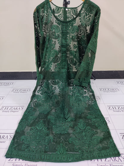 Bottle Green Stitched 2pc