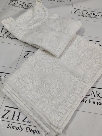 White Stitched 2pc