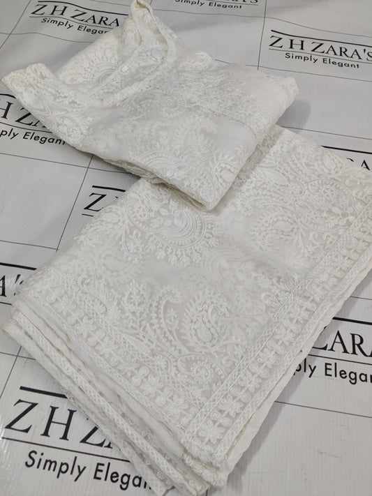 White Stitched 2pc