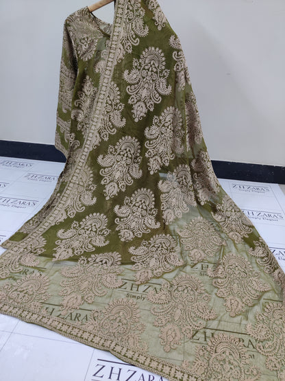 Dhani Foan Stitched 2pc